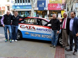 Gustavo Santibaez, Julin Flamarique, Marcos di Palma, Rodolfo Gatto y Mauro Medina en el Diario Los Andes